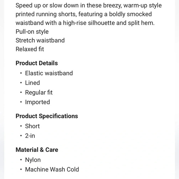 Free People Movement The Way Home Print Active Shorts Floral Black Combo Medium - Picture 7 of 11